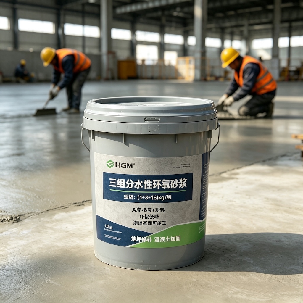 秦淮三组份水性环氧砂浆